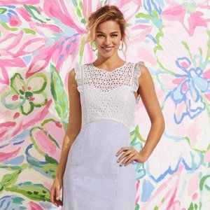 NWT Lilly Pulitzer Dress Sz 6 Maya Seersucker